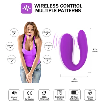U Typu Mini Vibrátor Sexuálne Hračky Pre Ženy Silný Stimulátor Klitorisu Masér Upozorňuje Silikónový Vibrátor G-Spot Jeden Vibrátory