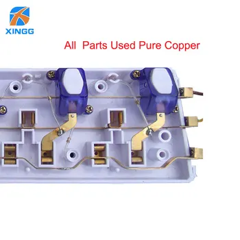 UK Plug Power Strip 2 3 4 5 6 Spôsob Zásuviek Elektrická Wireable Predlžovací Kábel S Individuálne Prepínať Siete filter 13A 250V