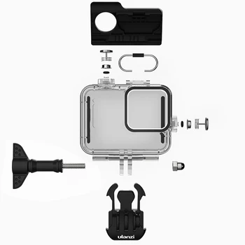 ULANZI G8-1 60 M pod vodou, Potápanie Vodotesné púzdro Ochranné Klietky pre GoPro Hero 8 Black Šport Akčné Kamery Príslušenstvo