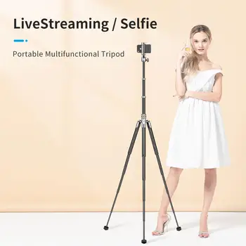 Ulanzi SK-04 Rozšíriteľný Bezdrôtový Monopod Statív Selfie Studenej Obuvi Telefón Mount Držiak pre Mikrofón, LED Svetlo, 1/4 Skrutka