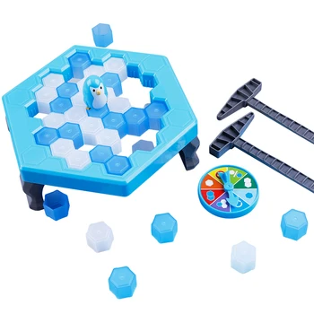 Uložiť Penguin Ľadoborec puzzle, stolové hry zraziť ice hračka rodič-dieťa hra Interaktívna tabuľa Hra Lámanie Ľadu Penguin