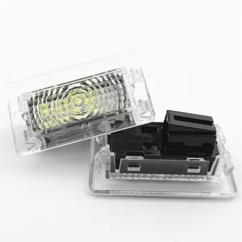 Ultra-jasné BIELE LED (Jasný Objektív) Vysoká Výstup Interiéru Svetlo Dvere Auta Lampa Puddle Kmeň Svetla Kit pre Tesla Model s 3 S X(2 KS)