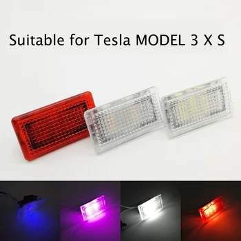 Ultra-svetlý Náhradné LED High Output Interiéru Svetlo Dvere Auta Lampa Puddle Kmeň Svetla Kit Pre Tesla Model s 3 S X