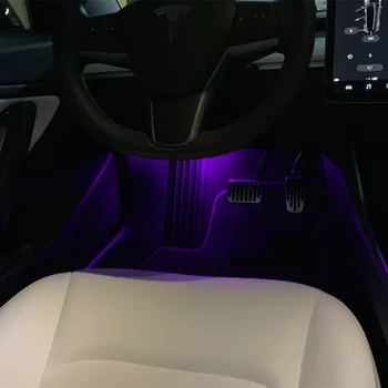 Ultra-svetlý Náhradné LED High Output Interiéru Svetlo Dvere Auta Lampa Puddle Kmeň Svetla Kit Pre Tesla Model s 3 S X