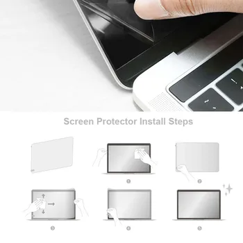Ultra-tenké HD Priehľadné Odolné proti Poškriabaniu Notebook Screen Protector pre Apple Macbook Pro 15 Palcový Dotykový Panel(A1707/A1990)