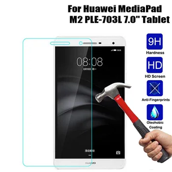 Ultra Tenké Tvrdené Sklo pre Huawei T2 7.0 Pro Screen Protector Pre Huawei MediaPad m2 7.0 lite PLE-703L Ochranné Sklo Film