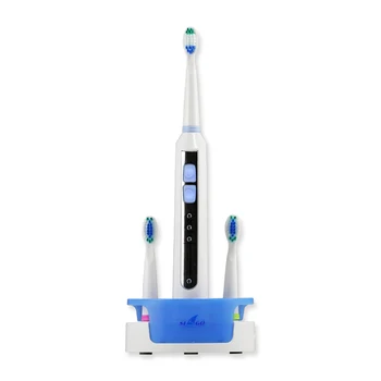 Ultrazvukové Sonická Elektrická Zubná Kefka Umývateľný Nabíjateľná Zubné Kefky Časovač Bielenie Zubov Kefkou Dospelých Štetec, 3 Hlavy