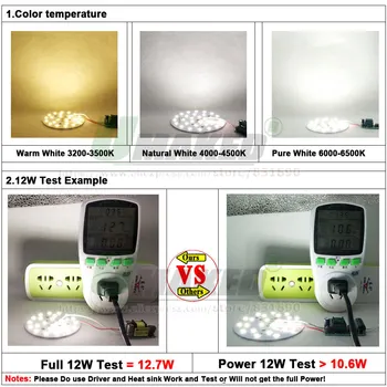 UMAKED 12W 85mm LED PCB DIY Žiarovka Stropné svietidlo Downlight Hliníkové Svietidlo doska SMD5730 Led Svetlo Nainštalovaný Teplé/Prírodná/Biela