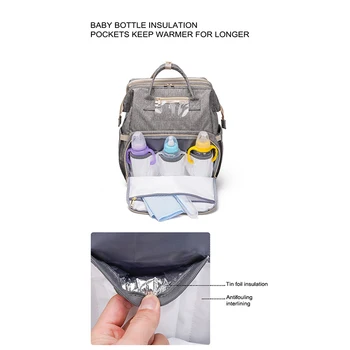Umaubaby Pre-dizajn detské plienkové pre múmiový USB Starostlivosti o Dieťa Batoh Multifunkčné nepremokavé materskej taška maminku Kočík tašky