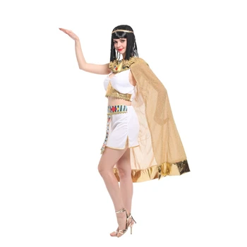 Umorden Sexy Ženy Kleopatra Cosplay Halloween Egypt Kráľovná Kostým Purim Karneval Maškaráda Festival Brušného Tanca Šaty