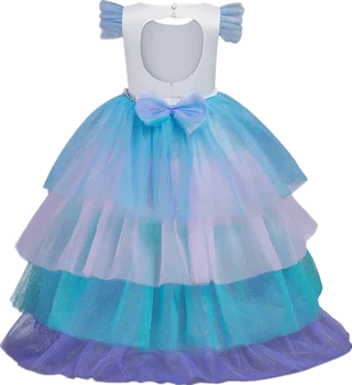 Unicorn Šaty Pre Dievčatá Svadobné Party Plesové Šaty S Spodnička Deti Dieťa Narodeniny Princezná Vestidos Deti Anniivesary Oblečenie