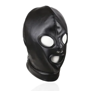 Unisex Muži Ženy Cosplay Masku na Tvár Usne, Kovové Otvorené Oči a Ústa, Pokrývky hlavy celotvárová Maska, Kapota Za Úlohu Hrať Kostým