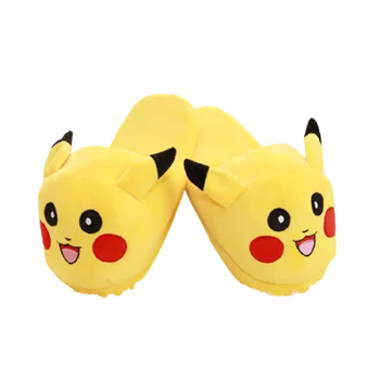 Unisex Pokemonov Pikachus Plyšové Charmander Squirtle Eevee Snorlaxas Cartoon Milovníkov Teplej Domáce Vnútorné Shoesd