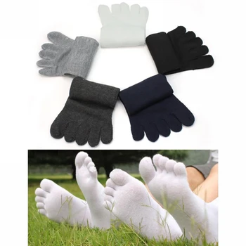 Unisex Päť Prstov, Bavlnené Ponožky Mužov Vysokej Kvality Bežné Pohodlné Teplé Samostatné Prst Ponožky Skarpetki Męskie som Damskie #YJ