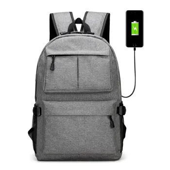 Unisex USB Dizajn Batoh Oxford Školské Tašky pre Teenager, 16 palcový Notebook Batohy Bežné Batoh Daypack Cestovná taška