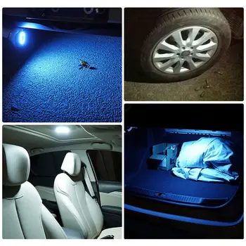 Univerzálna USB Nabíjateľné LED Auto Čítanie Svetlo Interiéru, Strešné Svietidlo LED Auto Styling Nočné Svetlo