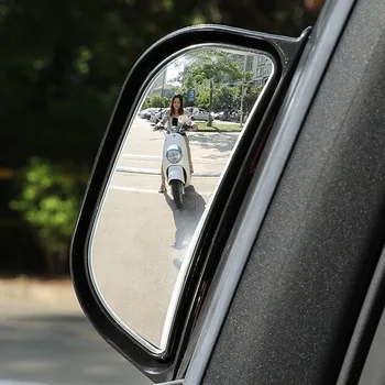 Univerzálny Auto Spätné Zrkadlo širokouhlý Blind Spot Zrkadlo B Pilier Zadných sedadlách Pomocné Pozorovanie Zrkadlo Bezpečnosť Jazdy