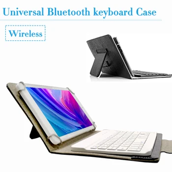 Univerzálny Bluetooth Klávesnica Prípade Kryt pre Samsung GALAXY Tab E T560 T561 9.6 Palcový Tablet Keyboard Case + ruskej Nálepky