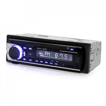 Univerzálny In-Dash 12V Bluetooth Multifunkčné Auto Stereo Rádio FM, Aux Vstup, MP3 Audio Prehrávač s USB/ SD /ISO Port