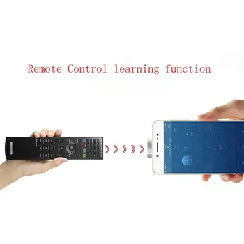 Univerzálny konektor Micro USB, klimatizácia,/TV/DVD/STB IR Diaľkové Ovládanie Pre Samsung Xiao Huawei Android Mobilný Telefón, Tablet