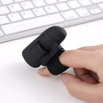 Univerzálny Mini Roztomilý Plug and Play, 2,4 GHz Bezdrôtové Prst Krúžky 1600DPI Optical Mouse s USB Prijímač Pre PC, Notebook Ploche