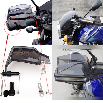 Univerzálny Motokrosových Motocyklov Handguards s LED Dirt Bike Riadidlá Strane Stráže pre Honda Vetru Motorke Ochranný Výstroj