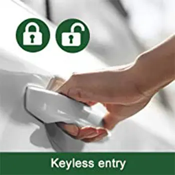 Univerzálny PKE Keyless Entry Diaľkový Štart Auto Door Lock Alarm System12V Auto 2 Diaľkové ovládanie/ Push Vzdialené Tlačidlo