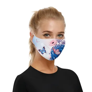 Univerzálny protiprachová A Smog-umývateľný Maska Pre Dospelých V Európe A Amerike Krásne Kreslené Deti Opakovane Masky Pre Dievčatá Chlapci