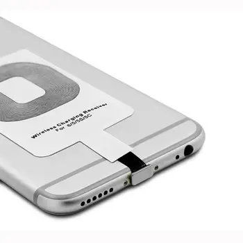 Univerzálny Qi Bezdrôtové Indukčné Nabíjanie Patch pre iOS Typec Micro USB Rozhranie pre Bezdrôtovú Nabíjačku Cievka pre iPhone Samsung Huawei
