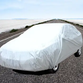 Univerzálny SUV Auto Zahŕňa Slnko Prachu Ochrana pred UV žiarením Vonkajšie Auto celkoveho Dáždnik Strieborný Reflexný Prúžok Pre SUV Sedan
