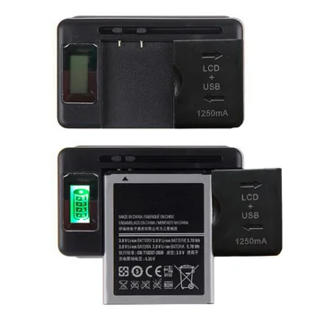 Univerzálny Štandard Nabíjačky Batérií, LCD Displej USB Mobilný Telefón, Batériu, Nabíjačku Plnenie Stenu Nabíjačka pre Samsung pre Xiao Atď.