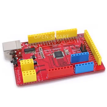 UNO R3 Vzduchu ATMEGA328P (CH340) Vývoj Doska s USB Kábel pre Arduino UNO R3 Jednoduché-Plug TFT LCD /DS1307 RTC /TF karty modul