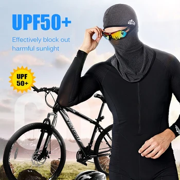 UPF50+ Chladenie, jazda na Bicykli pokrývku hlavy Krku Šatky Mužov Anti-pot Priedušná bočný Kryt Maska Letné Športy, Turistiku Kukla Čiapky