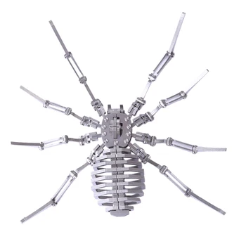 Urob si sám Zostaviť Model Auta 3D Nehrdzavejúcej Ocele, Montáž Odnímateľný Modely Puzzle Domov Ozdoby Najlepší Darček 2019 - Spider Kráľ