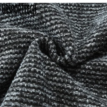 URSPORTTECH pánske Svetre Jeseň v Zime Teplé Pletené Svetre, Bundy Outwear Cardigan Coats Mužské Oblečenie Bežné Knitwear 3XL