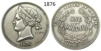USA Súbor(1873-1882) 11pcs Rôznych Dolár Vzory Strieborné Pozlátené Kópiu Mince
