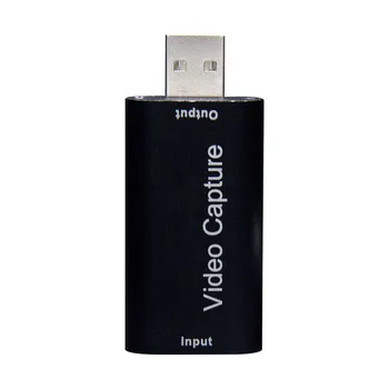 USB 2.0 video capture karty, kompatibilný s HDMI 1080P HD video rekordér hry video real-time streaming žijú zber