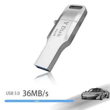 USB 3.0 Flash Disk 64 GB Lightning Kovové Pero Jednotka U Disku Pre iPhone 11 x 8 7 7Plus 6 6 5 se iPad, iPod kl ' úč Memory Stick