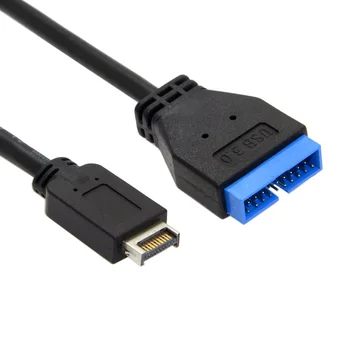 USB 3.1 Predný Panel Hlavičke USB 3.0 20kolíkový Hlavičky Predlžovacieho Kábla 20 cm pre základnú Dosku ASUS
