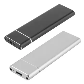 USB 3.1 Typu C Do polohy M. 2 NGFF Box M. 2 SSD Typu C (Solid State Drive Prípade Pevný Disk Box Disk Krytu Drop Shipping