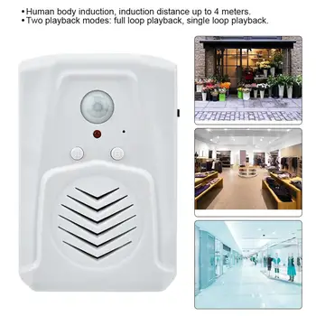 USB/Batériou Napájaný Senzor Pohybu, Alarm, MP3 Audio Prehrávač Infračervené, Indukčné Zvonček Návštevník Zvonkohry Infračervené