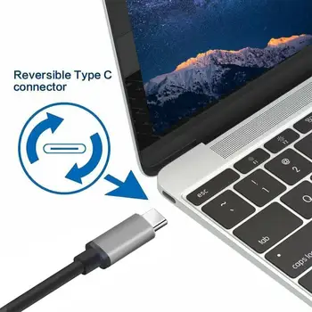 USB-C Typ C-HDMI Kábel 4K 60Hz HD TV Converter Adaptér Pre Samsung Huawei Macbook 2020 Nové