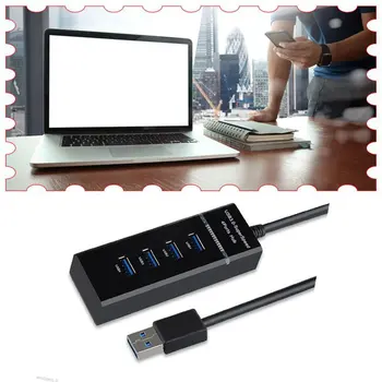 USB HUB, Multi USB 3.0 4 Port Pre MacBook Air Pro Počítač PC, Notebook Príslušenstvo Usb 3 3.0 Hub OTG Splitter