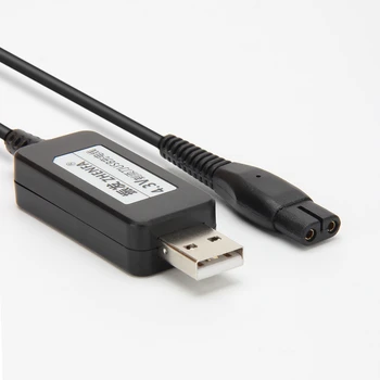 USB Konektor Kábel A00390 Elektrický Adaptér Napájací Kábel Nabíjačky pre Philips Holiace strojčeky QG3320 QP2520 QP2530 QP2630 Pro QP6510 QP6520