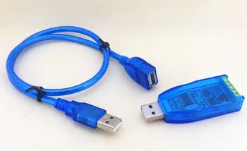 USB na RS485 prevodník upgrade ochrany Adaptér s údajmi predlžovací kábel muž žena port s shield ping