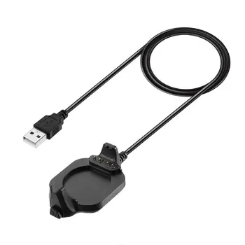 USB Nabíjací Dok Kolísky Nabíjačka Napájanie Prenos Dát 1m Drôt Adaptér Prenosný pre Garmin Predchodcu 920XT Smart Hodinky