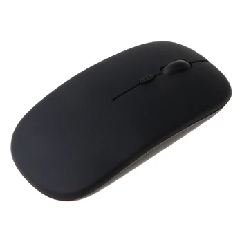 USB Nabíjateľné Myš Bezdrôtová Tichý Vypnúť Optická Myš pre Notebook 2.4 G