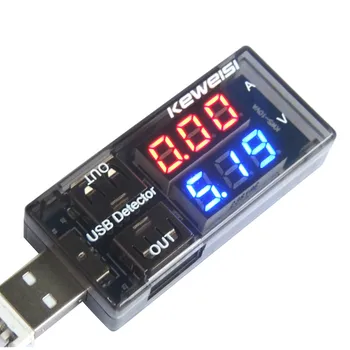 USB Nabíjačka, Lekár Napätie Prúd Meter Mobilného Batérie Tester Napájania Detektora