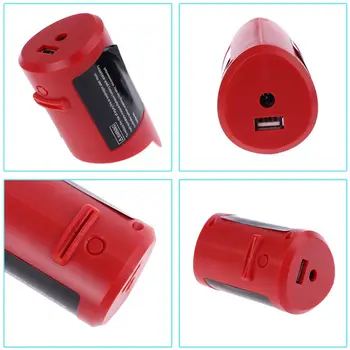 USB Nabíjačku Adaptér Napájací Zdroj Pre Milwaukee 49-24-2310 48-59-1201 Batéria M12