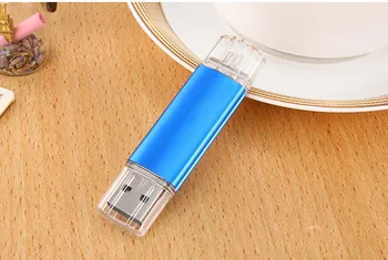 USB OTG Pero Jednotka High Speed USB Flash Disk 128GB 64B Externé pamäťové karty Memory Stick 32 GB, 16 GB 8 GB Micro USB kl ' úč